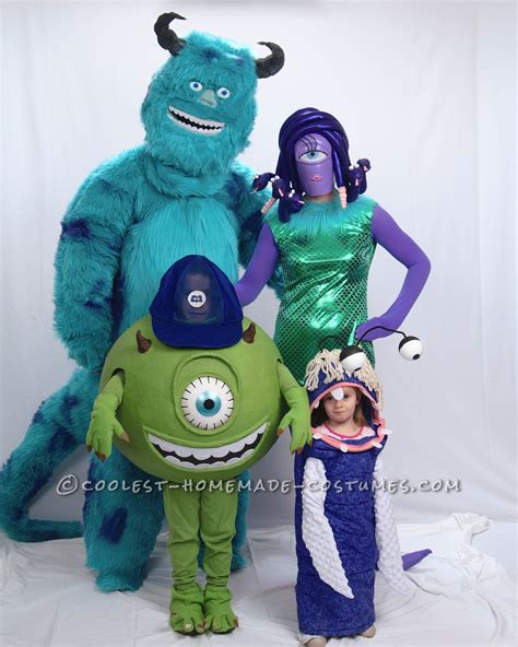 monsters inc family halloween costumes